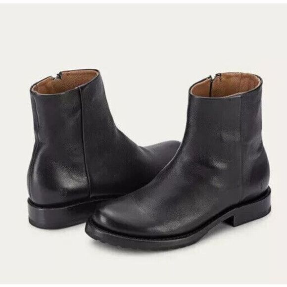 Frye Veronica Inside Zip Ankle Black Booties $258 Women’s New Size 10 - Picture 1 of 5